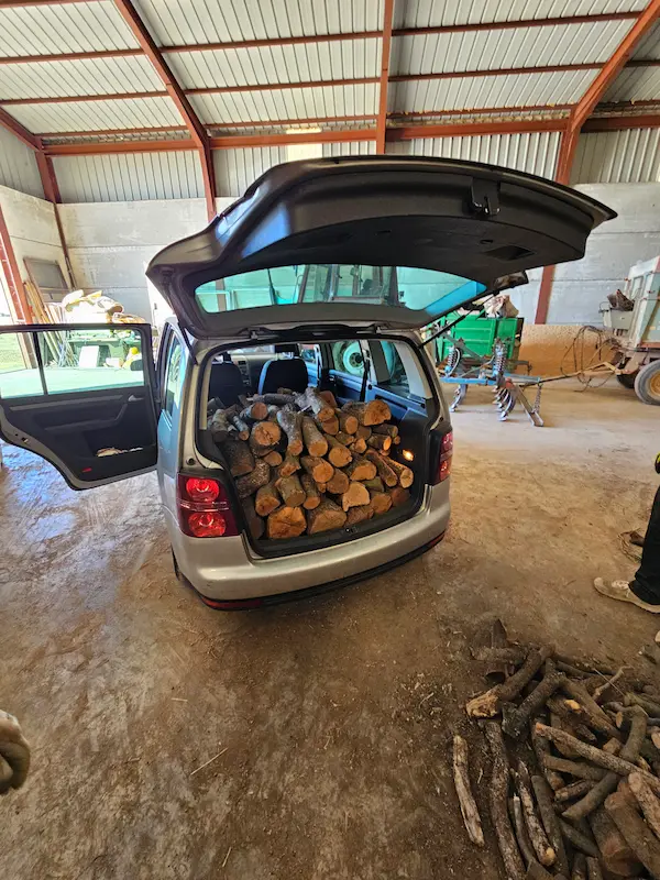 precio tonelada de leña de roble