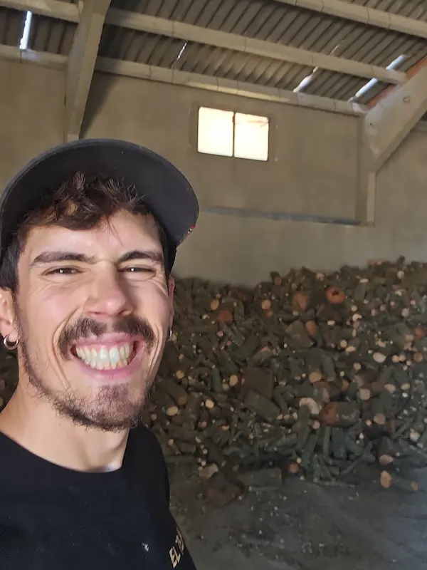 venta de leña de roble