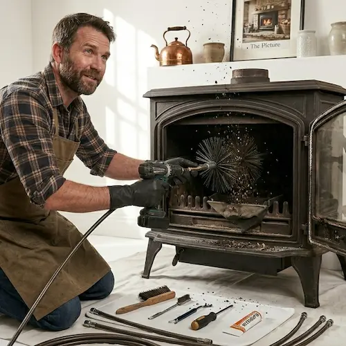 mantenimiento de chimeneas de leña
